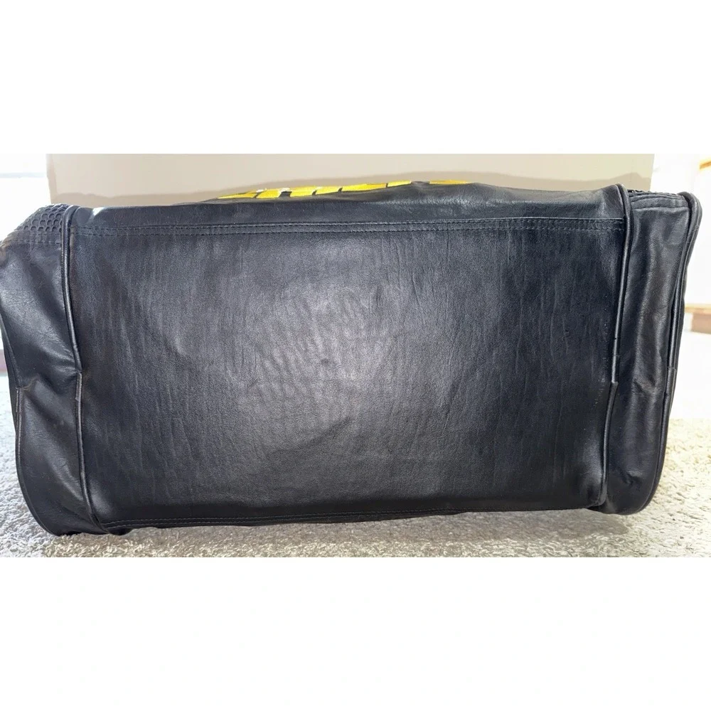 Vintage Kansas City Chiefs A.D.S. Sports NFL Faux Leather Travel Duffle Bag RARE